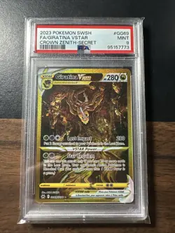 Pokemon Giratina VSTAR GG69/GG70 Crown Zenith: Galarian Gallery Holo PSA 9 - Image 1