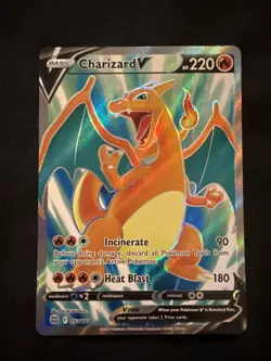 Pokemon TCG Charizard V Full Art 153/172 Brilliant Stars Ultra Rare NM - Image 1