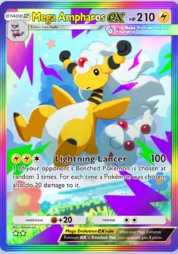Pokemon TCG Pocket Rainbow MEGA Ampharos ex [ENG] - Image 1