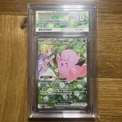 Lillie's Clefairy ex - ACE 10 - Journey -184/159 - Pokemon - PERFECT SUBGRADES - Image 1