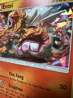 Pokemon TCG. Entei 47/214 Lost Thunder Cracked Ice Holo Rare (NEAR MINT) 🐕 - Image 3
