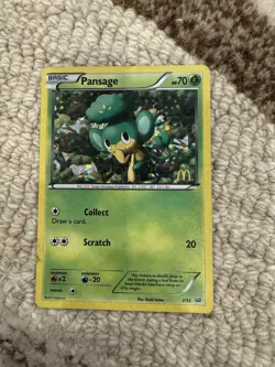 Pokemon TCG - Pansage McDonalds Promos 2012 - 2/12 - Holo Promo HP - Image 1