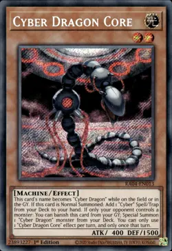 Cyber Dragon Core - Secret Rare 1st Edition RA04-EN013 - NM - YuGiOh - Image 1