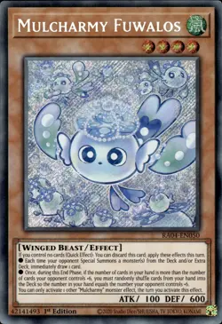 Mulcharmy Fuwalos - Secret Rare 1st Edition RA04-EN050 - NM - YuGiOh - Image 1