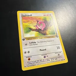 1st Edition Jigglypuff Jungle #54/64 1999 Pokemon Card (Near Mint) - Image 2
