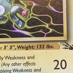 Pokemon TCG Magneton 26/62 Fossil Set Non-Holo Card LP+ - Image 2
