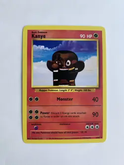 Kanye West Pokemon TCG Custom Trading Card - Base - MBDTF - Ye #2 - Image 1