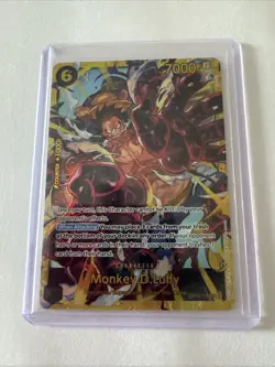 One Piece Royal Blood Monkey D. Luffy OP10-118 Secret Rare Card English Edition - Image 1