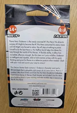 My Hero Academia Endeavor - Deluxe Starter Deck - Card Game - NEW - Image 2