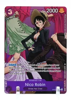 NICO ROBIN EB02-036 ALT ART RARE ENGLISH ONE PIECE CARD GAME - Image 1