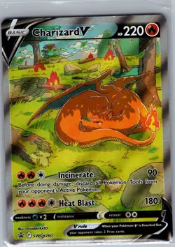 Charizard V - SWSH260 SWSH: Sword & Shield Promo Cards - Pokemon Card - NM - Image 1