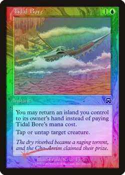 Tidal Bore FOIL Mercadian Masques HEAVILY PLD Blue Common MAGIC CARD ABUGames - Image 1
