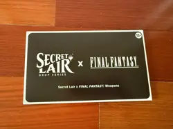 MTG Secret Lair FINAL FANTASY: Weapons Non-Foil Edition EN New/Sealed - Image 1