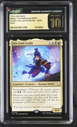 MTG Fire Lord Azula #0220 Avatar: The Last Airbender Rare CGC 10 PRISTINE - Image 1