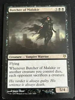 1x MTG Butcher of Malakir - Duel Decks: Sorin vs. Tibalt (DDK) #18 - Image 1