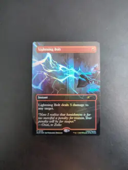 Lightning Bolt 2289 MTG Near Mint Foil - Image 1