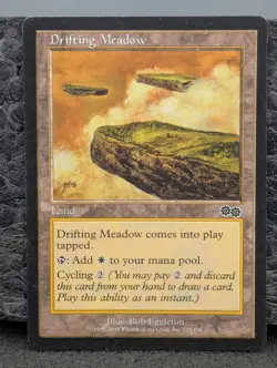 LP - Drifting Meadow - Urza's Saga - Magic The Gathering Lightly Played Eng MTG - Image 1