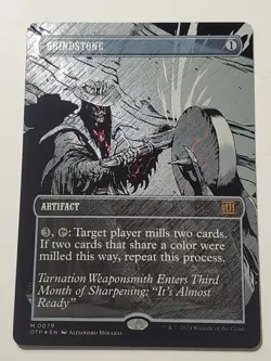 MTG - Grindstone (Textured Foil) - Outlaws of Thunder Junction: Breaking News = - Image 1