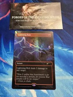 Lightning Bolt Foil Avatar: The Last Airbender Everything Changed Secret Lair - Image 1