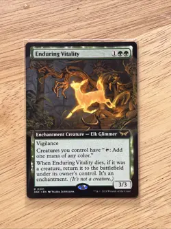 1x Enduring Vitality (Extended Art) Duskmourn: House of Horror Regular MTG - Image 2