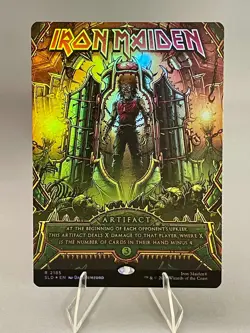 Iron Maiden SLD #2185 (Rainbow Foil) Secret Lair x Iron Maiden Near Mint - Image 1