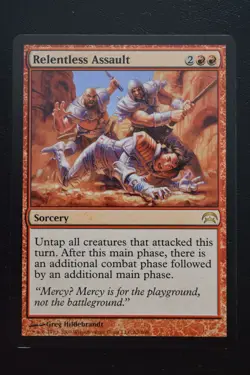 Magic The Gathering MTG RELENTLESS ASSAULT Planechase LP Lightly Played - Image 1