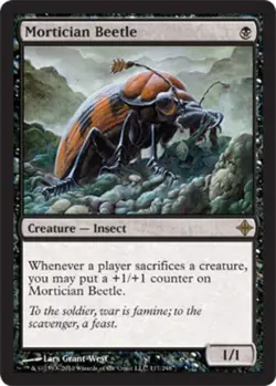 1 x Mortician Beetle - Foil - Rise of the Eldrazi - Light Play - MTG - Image 1