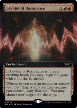 MTG Leyline of Resonance (Extended Art) Foil NM Duskmourn: House of Horror Magic - Image 1