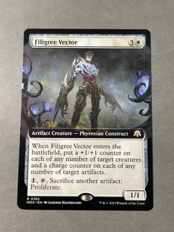 Filigree Vector (Extended Art) March of the Machine Commander NM 102 - Image 1