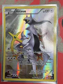 Pokemon TCG Arceus XY XY83 Holo Promo Card Near Mint Condition - Image 1