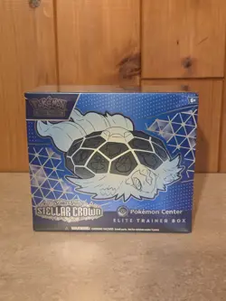 Pokemon Scarlet & Violet-Stellar Crown Pokemon Center Elite Trainer Box Sealed - Image 1