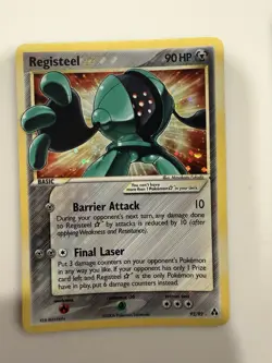 Registeel Gold Star 92/92 EX Legend Maker 2006 Pokemon - Ultra rare - Image 5