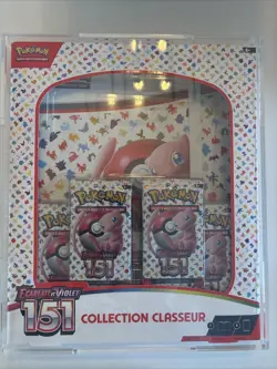 Pokemon TCG: Scarlet & Violet-151 French Binder Collection Box with acrylic case - Image 1