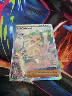 Pokemon TCG Lisia's Appeal Full Art Trainer Surging Sparks 246/191 - Image 1