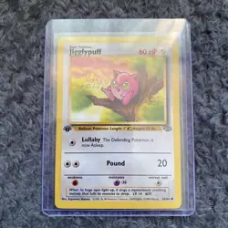 Pokemon TCG Jigglypuff Jungle 54/64 Regular 1st Edition Common - Image 1
