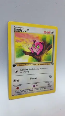 POKEMON TCG 1ST EDITION JIGGLYPUFF 54/64 JUNGLE LP - Image 2