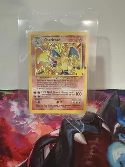 Pokemon TCG Charizard 4/102 Holo Celebrations 25th Anniversary Classic Set - Image 1