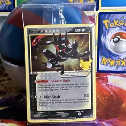 ⭐SEALED Pokemon Greninja Gold Star Holo Promo Black Star SWSH144 Celebrations - Image 1