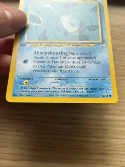 Pokemon TCG | Remoraid 50/64 Regular 1st Edition Common | Neo Revelation - Image 4