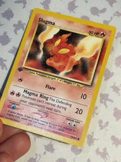 Pokemon TCG | Slugma 53/64 1st Edition Rare Non Holo LP | Neo Revelation - Image 3