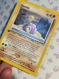 Pokemon TCG | Shuckle 51/64 1st Ed Non-Holo Common LP | Neo Revelation - Image 3