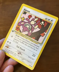 Pokemon TCG | Aipom 41/64 1st Edition NonHolo LP | Neo Revelation - Image 3