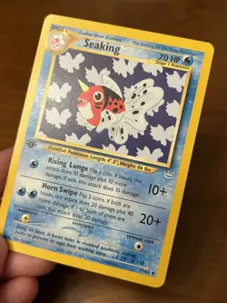 Pokemon TCG | Seaking 37/64 1st Edition Regular LP | Neo Revelation - Image 3