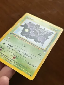 Pokemon TCG Zubat 59/64 Neo Revelation Regular 1st Edition LP - Image 3