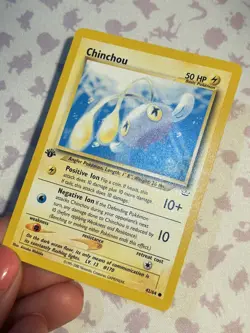Pokemon TCG | Chinchou 42/64 1st Edition Non-Holo Common MP | Neo Revelation - Image 3