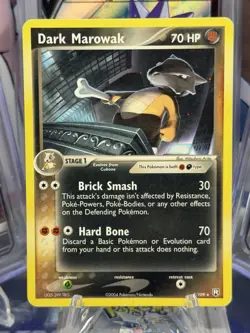 Pokemon Team Rocket Returns 7/109 Dark Marowak Non-Holo Exclusive - Image 1