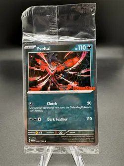 Pokemon TCG Yveltal 088/132 GameStop Stamped Mega Evolution Promo SEALED - Image 1