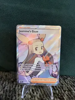 Pokemon TCG Jasmine's Gaze Full Art #233/191 Double Rare NM/M Surging Sparks - Image 1