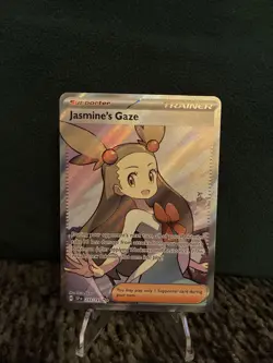 Pokemon TCG Jasmine's Gaze Full Art #233/191 Double Rare NM/M Surging Sparks - Image 2