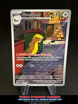 Gumshoos 153/132, Mega Evolutions, Pokemon, NM - Image 1